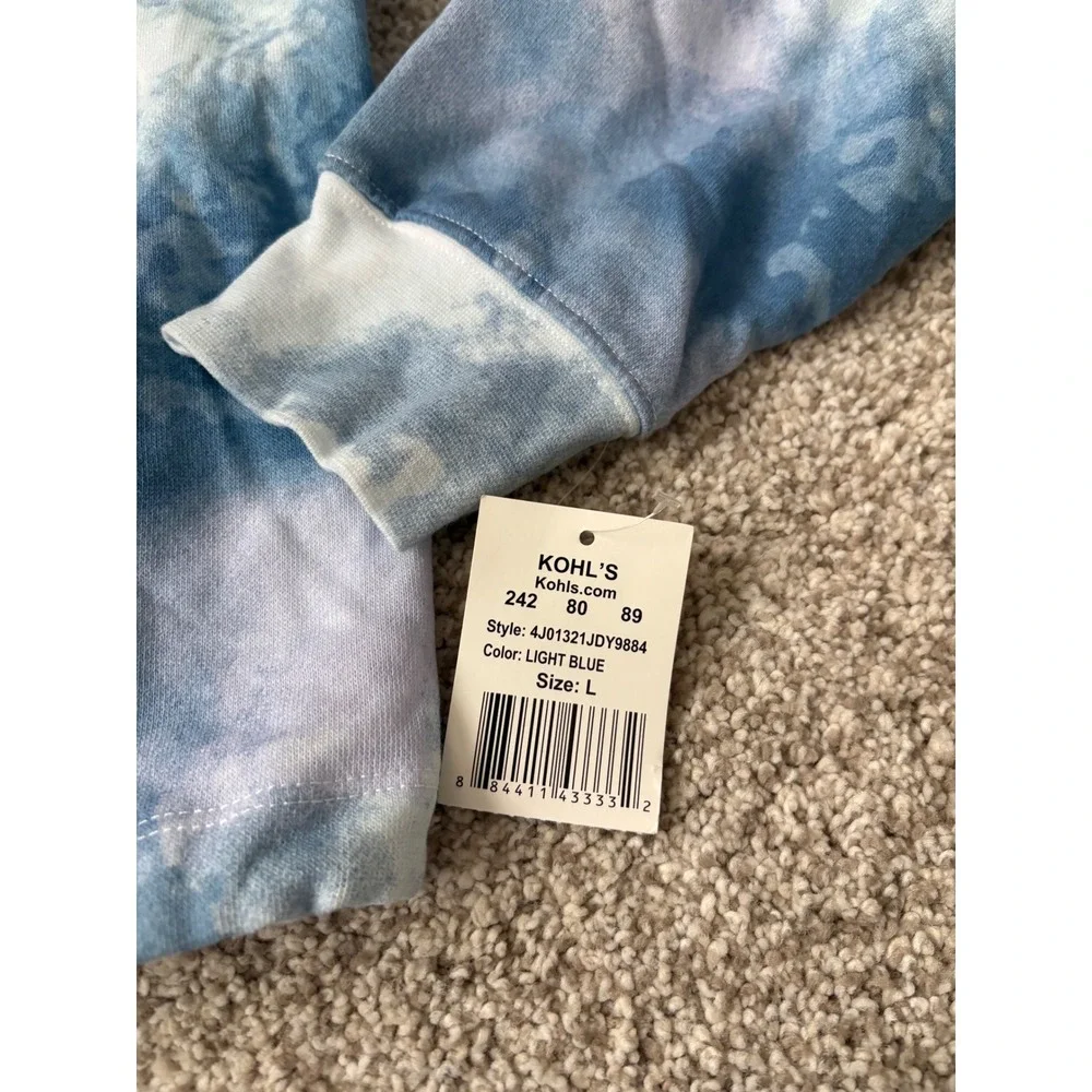 Disney Frozen II Elsa Tie Dye Sweatshirt and Joggers Set Blue Kids L/M